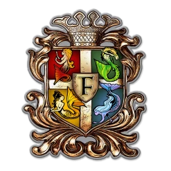 FinfolkProductions Finfolk Crest Enamel Pin