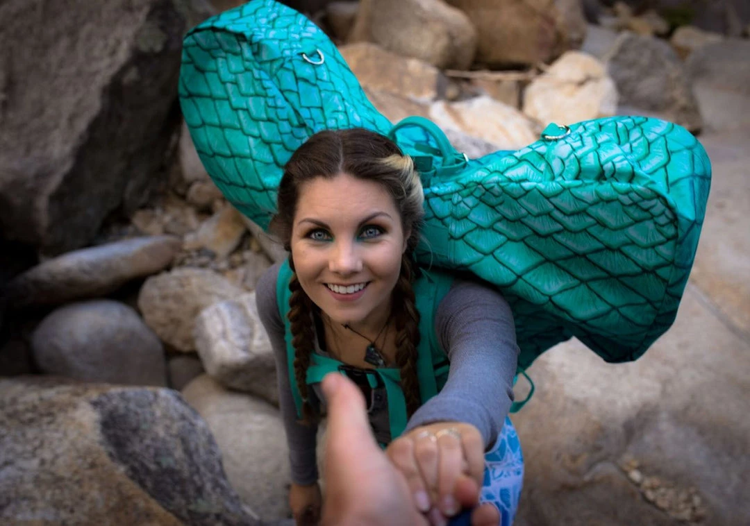 FinfolkProductions Tail Of The Month Classic Finfolk Teal Voyager Tailbag 6 FinfolkProductions Tail Of The Month Classic Finfolk Teal Voyager Tailbag