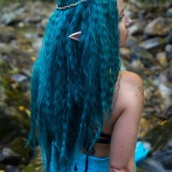FinfolkProductions Raven Tide Teal Lace Front Wig Tail Of The Month