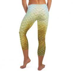 FinfolkProductions Golden Giza Capri Leggings