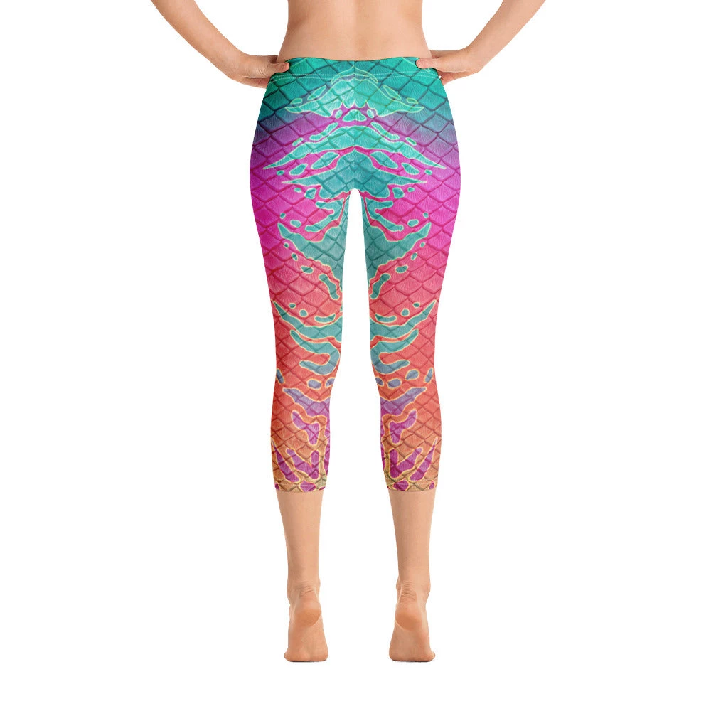 FinfolkProductions Pandora's Reef Capri Leggings 2 FinfolkProductions Pandora's Reef Capri Leggings