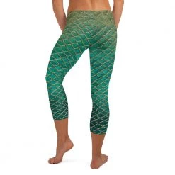 FinfolkProductions Tail Of The Month The Ten Year Capri Leggings