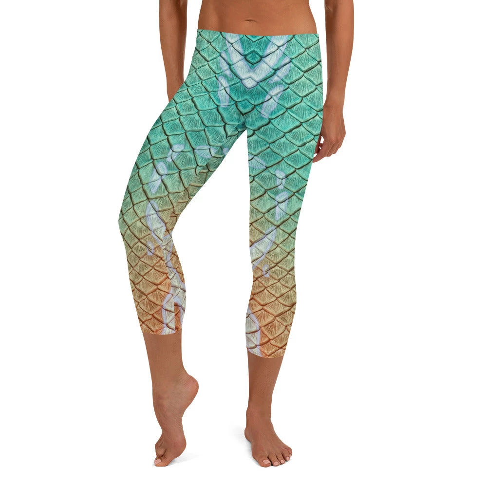 FinfolkProductions Sunrise Sirenity Capri Leggings 3 FinfolkProductions Sunrise Sirenity Capri Leggings