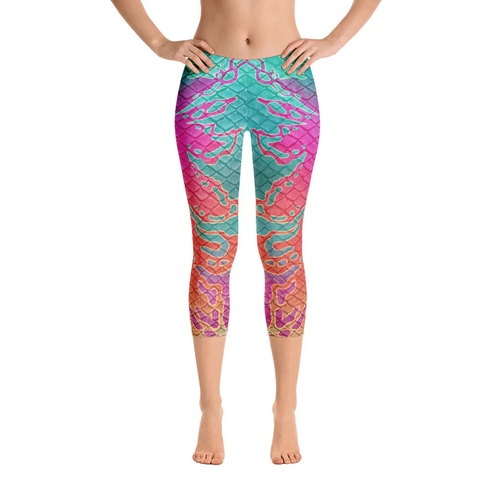 FinfolkProductions Pandora's Reef Capri Leggings 1 FinfolkProductions Pandora's Reef Capri Leggings