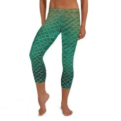 FinfolkProductions Tail Of The Month The Ten Year Capri Leggings