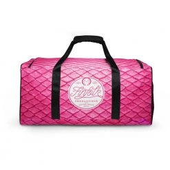 FinfolkProductions Bags And Backpacks Plumeria Pink Duffle Bag