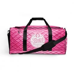 FinfolkProductions Bags And Backpacks Plumeria Pink Duffle Bag