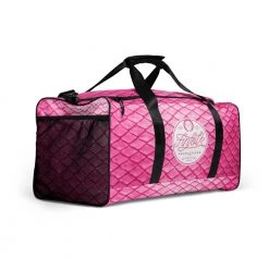 FinfolkProductions Bags And Backpacks Plumeria Pink Duffle Bag