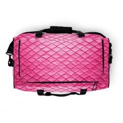 FinfolkProductions Bags And Backpacks Plumeria Pink Duffle Bag