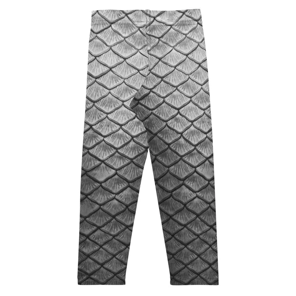 FinfolkProductions Starcrossed Silver Kid's Leggings 2 FinfolkProductions Starcrossed Silver Kid's Leggings