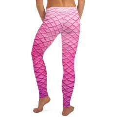 FinfolkProductions Plumeria Pink Leggings