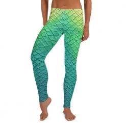 FinfolkProductions Shoal Green Leggings