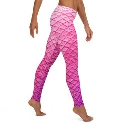 FinfolkProductions Plumeria Pink Leggings