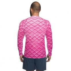 FinfolkProductions Plumeria Pink Relaxed Fit Rash Guard
