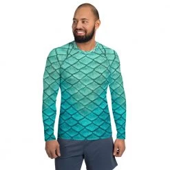 FinfolkProductions Sea Sapphire Relaxed Fit Rash Guard