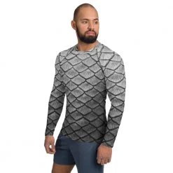 FinfolkProductions Starcrossed Silver Relaxed Fit Rash Guard