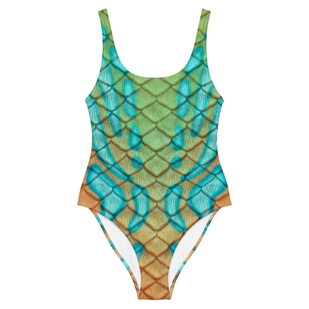 FinfolkProductions Mandarin Goby One-Piece Swimsuit 1 FinfolkProductions Mandarin Goby One-Piece Swimsuit