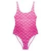 FinfolkProductions Swimsuits Plumeria Pink One-Piece Swimsuit