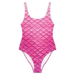 FinfolkProductions Swimsuits Plumeria Pink One-Piece Swimsuit