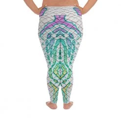 FinfolkProductions Fantasia All-Over Print Plus Size Leggings