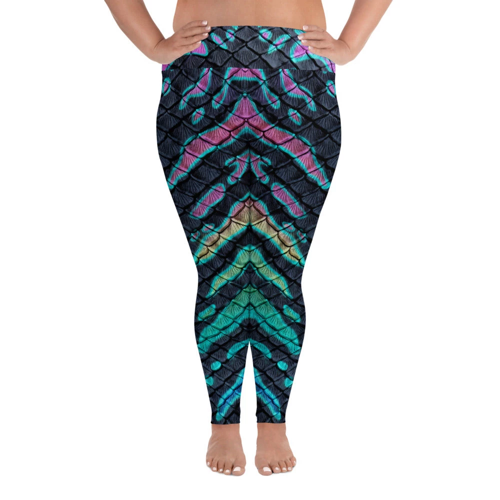 FinfolkProductions Prism Seas Plus Size Leggings 1 FinfolkProductions Prism Seas Plus Size Leggings