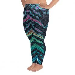 FinfolkProductions Prism Seas Plus Size Leggings 7 FinfolkProductions Prism Seas Plus Size Leggings