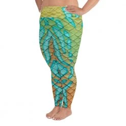 FinfolkProductions Mandarin Goby Plus Size Leggings 7 FinfolkProductions Mandarin Goby Plus Size Leggings