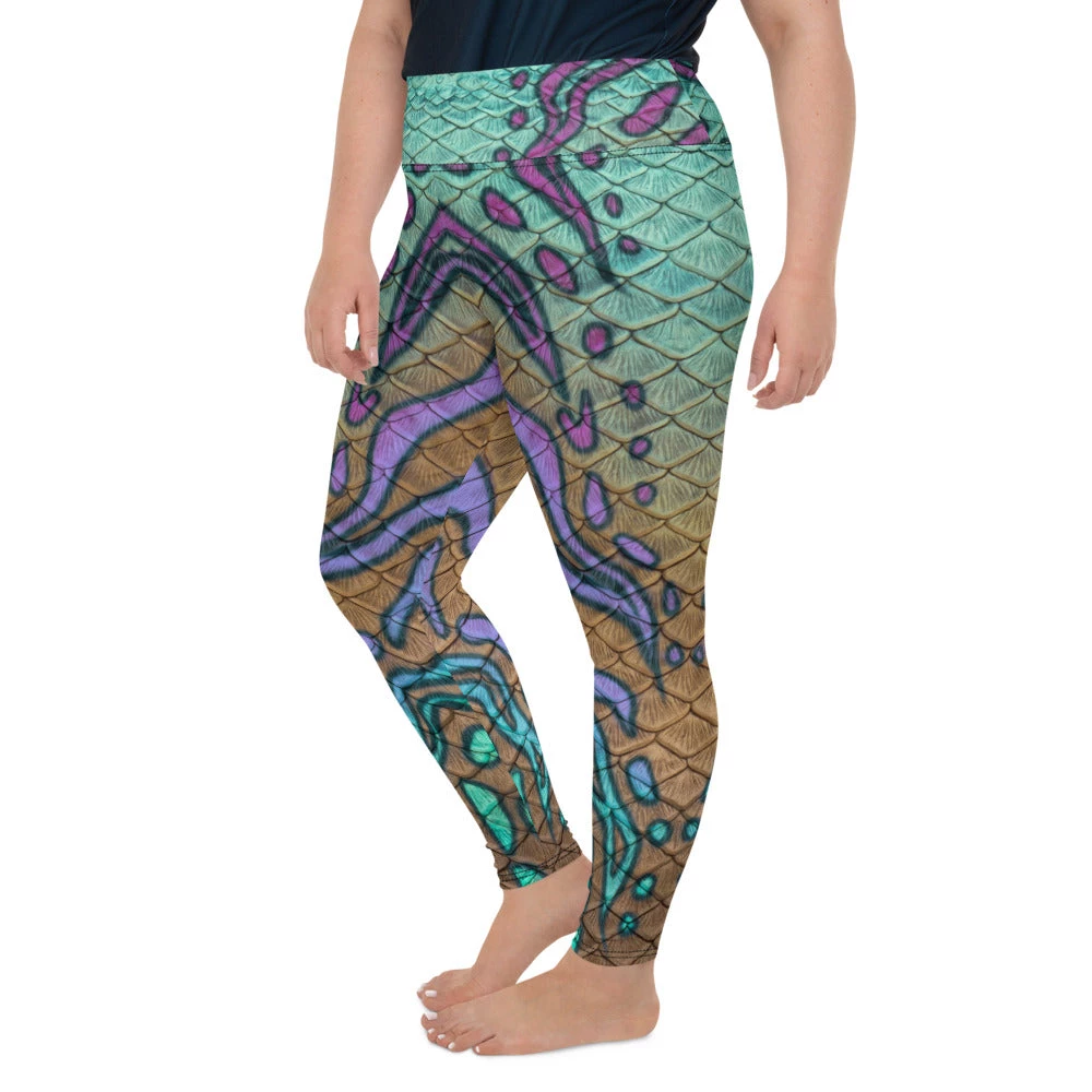 FinfolkProductions Treasure Cove Plus Size Leggings 1 FinfolkProductions Treasure Cove Plus Size Leggings