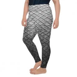FinfolkProductions Starcrossed Silver Plus Size Leggings