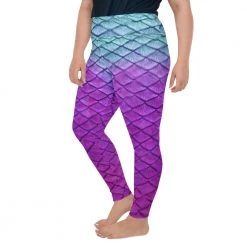 FinfolkProductions Island Iris Plus Size Leggings