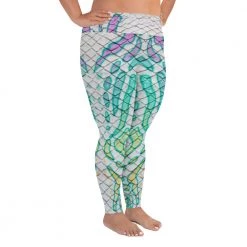 FinfolkProductions Fantasia All-Over Print Plus Size Leggings