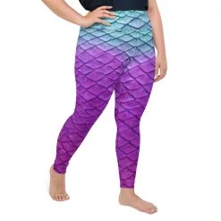FinfolkProductions Island Iris Plus Size Leggings