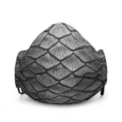 FinfolkProductions Starcrossed Silver Face Mask