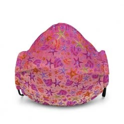 FinfolkProductions Face Masks Paradise In Pink Face Mask