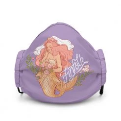 FinfolkProductions Face Masks Mermaid Bride Face Mask
