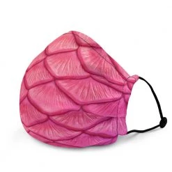 FinfolkProductions Plumeria Pink Face Mask