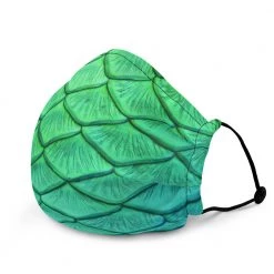 FinfolkProductions Shoal Green Face Mask Face Masks