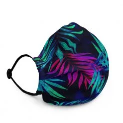 FinfolkProductions Face Masks Neon Tropics Face Mask 7 FinfolkProductions Face Masks Neon Tropics Face Mask