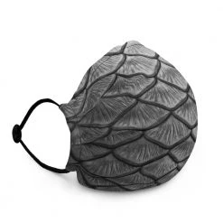 FinfolkProductions Starcrossed Silver Face Mask