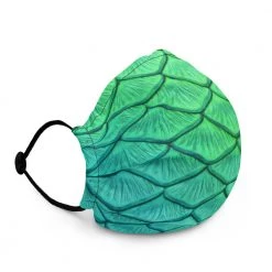FinfolkProductions Shoal Green Face Mask Face Masks