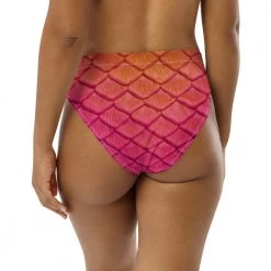 FinfolkProductions Hibiscus Bliss Recycled High-waisted Bikini Bottom