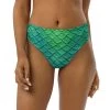 FinfolkProductions Shoal Green Recycled High-waisted Bikini Bottom