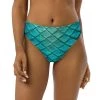 FinfolkProductions Sea Sapphire Recycled High-waisted Bikini Bottom