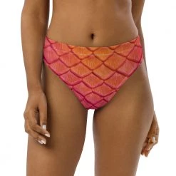 FinfolkProductions Hibiscus Bliss Recycled High-waisted Bikini Bottom