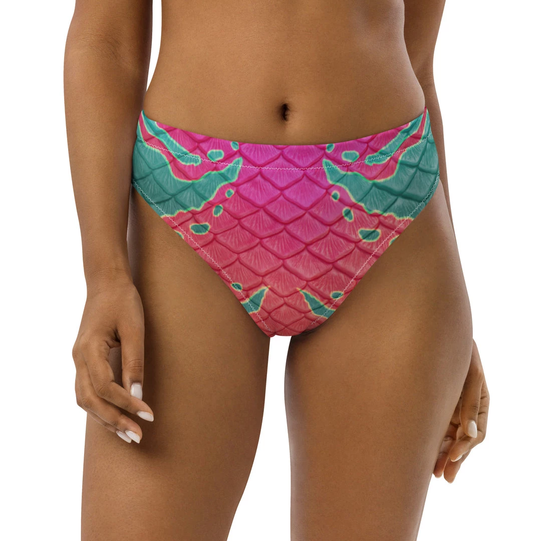 FinfolkProductions Swimsuits Pandora's Reef Recycled High-waisted Bikini Bottom 1 FinfolkProductions Swimsuits Pandora's Reef Recycled High-waisted Bikini Bottom