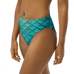 FinfolkProductions Sea Sapphire Recycled High-waisted Bikini Bottom