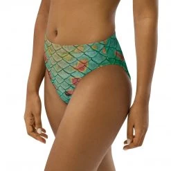 FinfolkProductions Swimsuits Pumpkinseed Recycled High-waisted Bikini Bottom