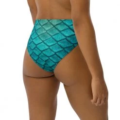 FinfolkProductions Sea Sapphire Recycled High-waisted Bikini Bottom