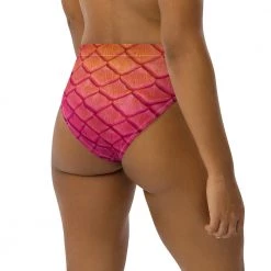 FinfolkProductions Hibiscus Bliss Recycled High-waisted Bikini Bottom