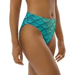FinfolkProductions Sea Sapphire Recycled High-waisted Bikini Bottom